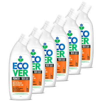Ecover - Wc reiniger - Power - 10x sneller - Verwijdert kalkaanslag - 6 x 750 ml - Voordeelverpakking
