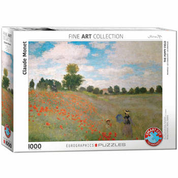 Eurographics The Poppy Field - Claude Monet (1000)