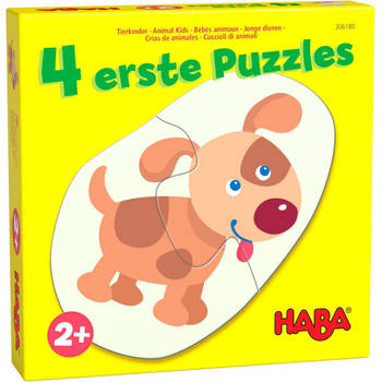HABA 4 eerste puzzels - Jonge dieren