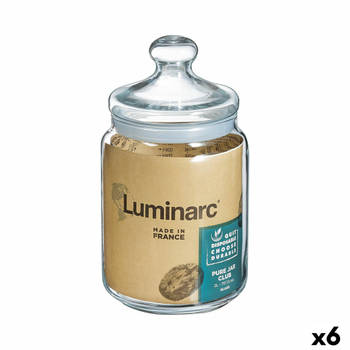 pot Luminarc Club Transparant Glas 2 L (6 Stuks)