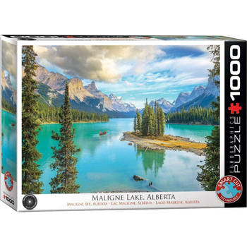 Eurographics puzzel Maligne Lake Alberta - 1000 stukjes