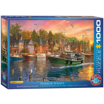 Eurographics puzzel Harbor Sunset - Dominic Davison - 1000 stukjes