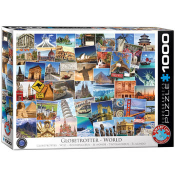 Eurographics puzzel World - Globetrotter - 1000 stukjes