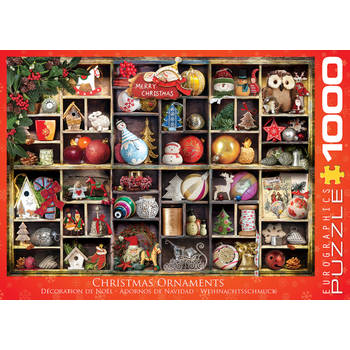 Eurographics puzzel Christmas Ornaments - 1000 stukjes
