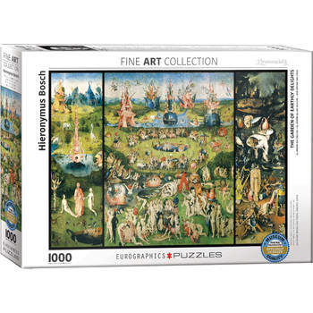 Eurographics puzzel The Garden of Earthly Delights - Jheronimus Bosch - 1000 stukjes