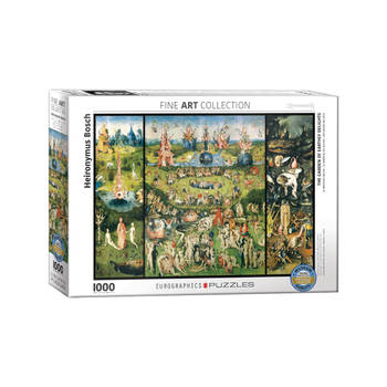 Eurographics puzzel The Garden of Earthly Delights - Jheronimus Bosch - 1000 stukjes