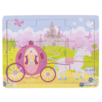 Bigjigs houten legpuzzel Prinses - 9 stukjes