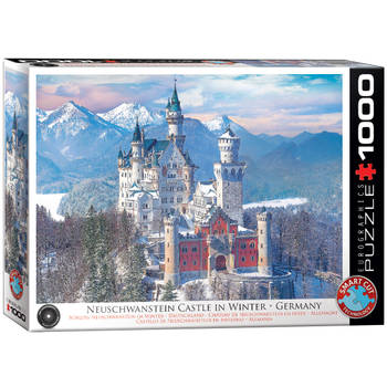 Eurographics puzzel Neuschwanstein Castle in Winter - 1000 stukjes
