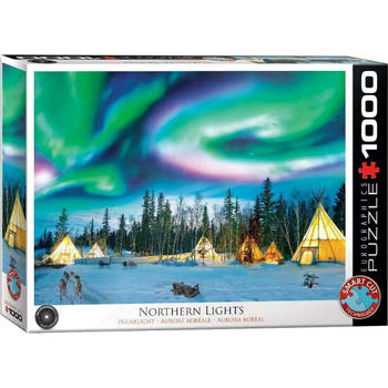 Eurographics puzzel Northern Lights - Yellowknife - 1000 stukjes