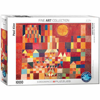 Eurographics puzzel Castle and Sun - Paul Klee - 1000 stukjes