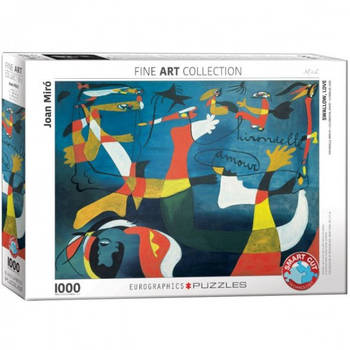 Eurographics puzzel Swallow, Love - Joan Miro - 1000 stukjes