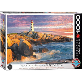 Eurographics puzzel Peggy's Cove Lighthouse, Nova Scotia - 1000 stukjes