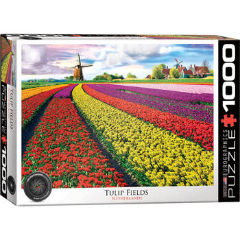 Eurographics puzzel Tulip Fields Netherlands - 1000 stukjes