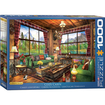 Eurographics puzzel Cozy Cabin - Dominic Davison - 1000 stukjes
