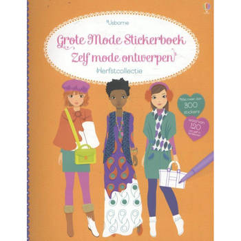 Usborne Grote mode stickerboek: Zelf mode ontwerpen herfstcollectie