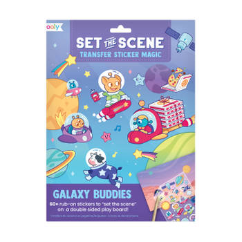 Ooly Set The Scene Transfer Stickers Galaxy Buddies
