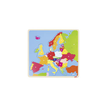 Goki houten puzzel Europa - 35 stukjes