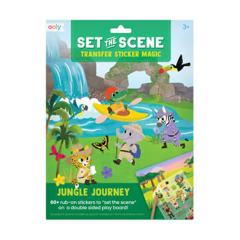 Ooly Set The Scene Transfer Stickers Jungle Reis