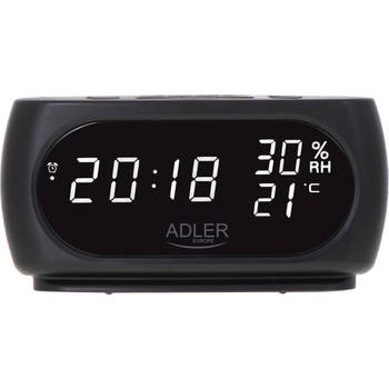 Adler AD 1186 - Wekker - Led - met thermometer