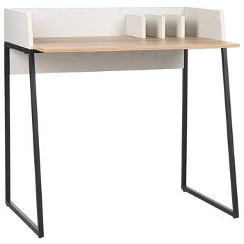 Beliani ANAH - Bureau-Lichte houtkleur-MDF