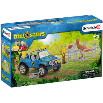 Schleich Dinosaurs Off-road vehicle with dino outpost