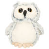 Uil grijs knuffel van zachte pluche - 17 cm zittend - Knuffeldieren speelgoed - Vogel knuffels