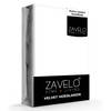 Zavelo Flanel Velvet Hoeslaken Wit-Lits-jumeaux (180x200 cm)