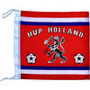 Bootvlag Hup Holland vlag met Leeuw - 40 x 40 cm - EK/WK - Voetbalvlag - voetbal