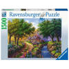 Ravensburger Puzzel 1500 stukjes Cottage bij de rivier