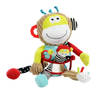 Dolce Toys speelgoed Classic activiteitenknuffel aap Charlie - 25 cm
