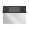 Grundig Huisnummerbord met Ledverlichting - Werkt op Zonneenergie - Wandbevestiging - Zwart/Transparant