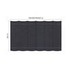 Shadow Comfort Harmonicadoek 2x4m Carbon Black incl. bevestigingsset