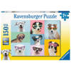 Ravensburger Kinderpuzzel 150 XXL Grappige honden