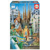 Educa Collage - Miniature Series - Gaudi (1000)