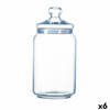 Pot Luminarc Club Transparant Glas (1 L) (6 Stuks)