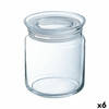 Pot Luminarc Pav Transparant Siliconen Glas (1 L) (6 Stuks)