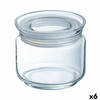 Pot Luminarc Pav Transparant Siliconen Glas (500 ml) (6 Stuks)