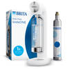 Brita SodaONE Bruiswatertoestel Wit - met 1 CO2-cilinder en 1 Soda fles