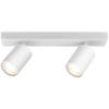 LED Plafondspot - Brinton Betin - GU10 Fitting - 2-lichts - Rond - Mat Wit - Kantelbaar - Aluminium - Philips - CorePro