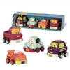 B. Toys Wheeee-Is Soft car - set van 4 cars