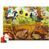 Crocodile Creek dubbelzijdige puzzel Backyard - 48 stukjes