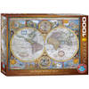 Eurographics puzzel Antique World Map - 1000 stukjes