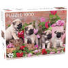Tactic Puzzel Puppy Pugs 1000 Stukjes