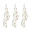 HAES DECO - Set van 3 Theedoeken - 50x70 cm - 100% Katoen - Wild Strawberries