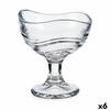 Glas voor ijs en milkshakes Transparant Glas 6 Stuks (135 ml)