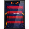 Avalo Wissellijst - Inlijsten Voetbal Shirt - 3D Box Frame - 60x80 CM - Zwart - Diepe lijst - Shirt Inlijsten In