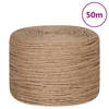 vidaXL Touw 50 m lang 6 mm dik jute