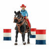 Pop Schleich Cowgirl Barrel Racing Fun