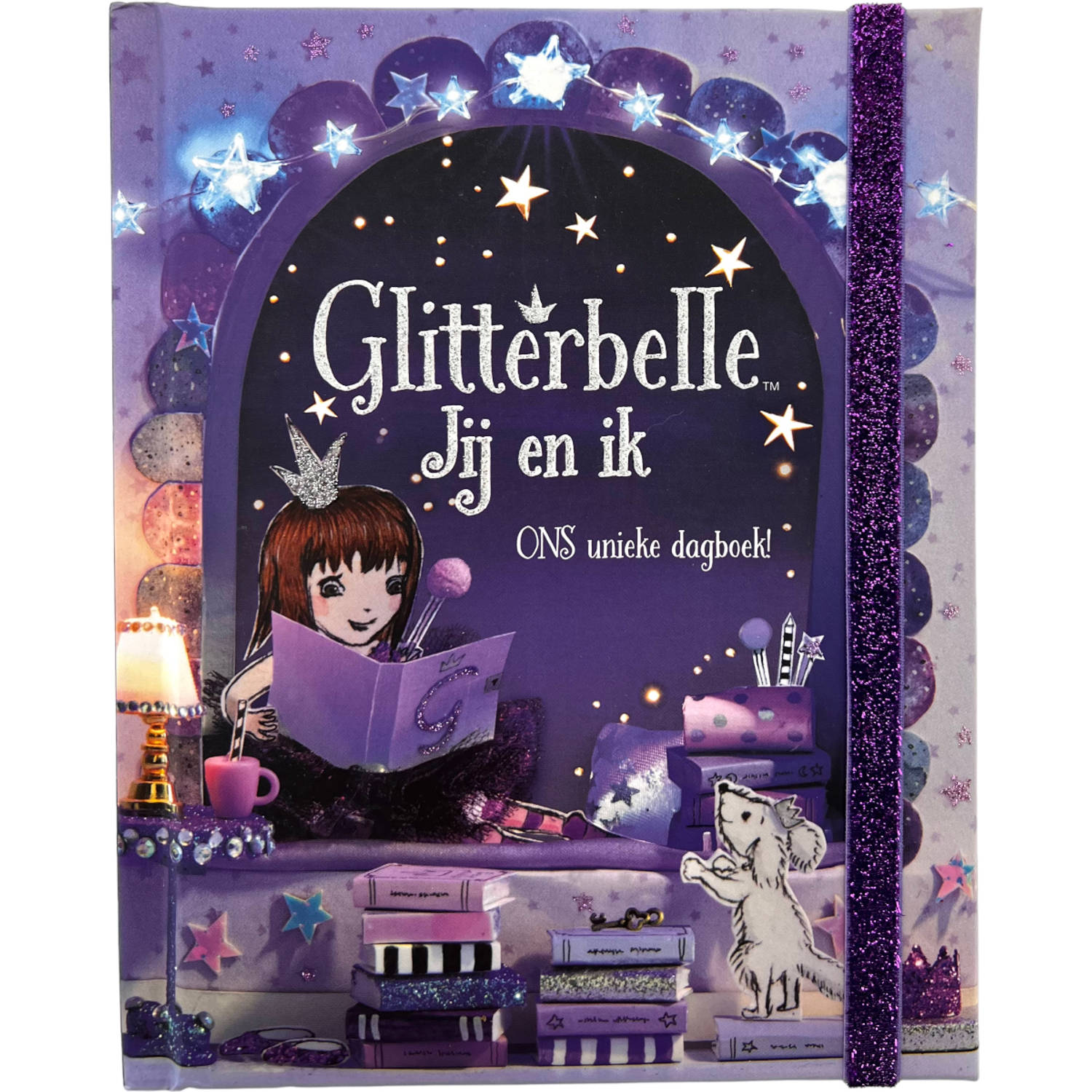 Dagboek Vriendenboek Glitterbelle Jij En Ik Glitter Editie 48 pagina's Hardcover
