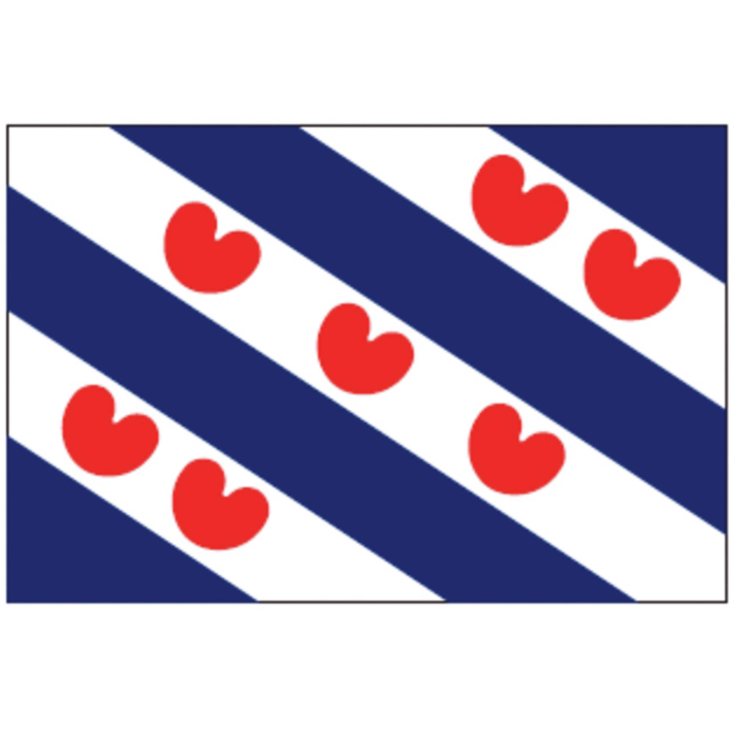 Talamex Friese vlag  70 x 100 cm